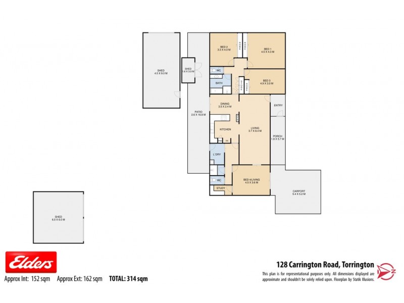 128 – 130 Carrington Road, Torrington QLD 4350 Floorplan