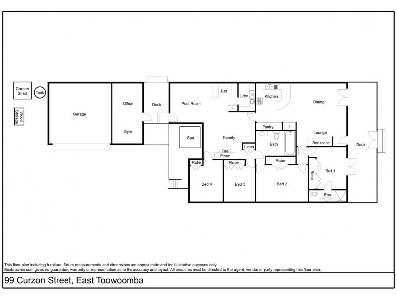 99 Curzon Street, East Toowoomba QLD 4350 Floorplan