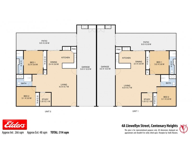 4a Llewellyn Street, Centenary Heights QLD 4350 Floorplan