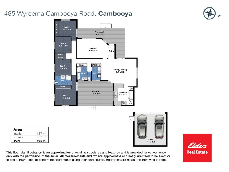 485 Wyreema Cambooya Road, Cambooya QLD 4358 Floorplan