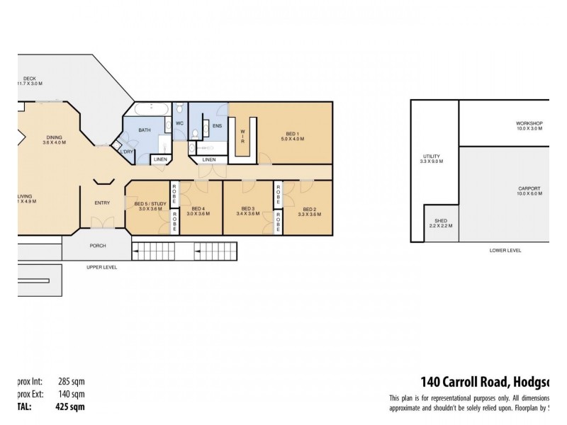 140 Carroll Road, Hodgson Vale QLD 4352 Floorplan
