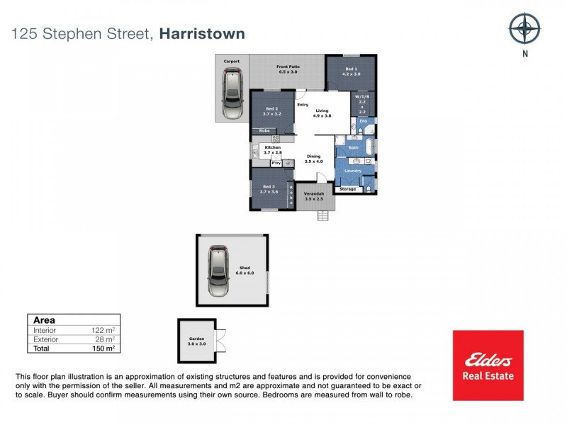 125 Stephen Street, Harristown QLD 4350 Floorplan
