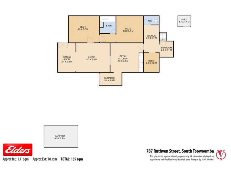 787 Ruthven Street, South Toowoomba QLD 4350 Floorplan