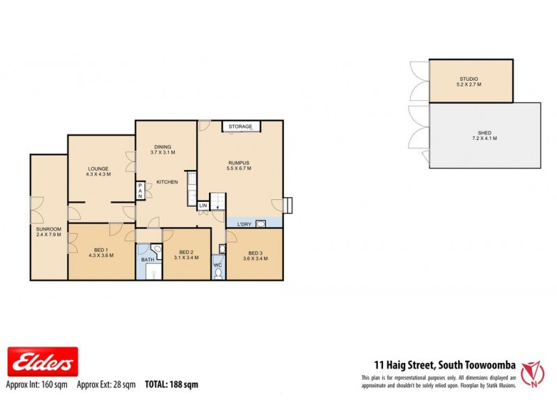 11 Haig Street, South Toowoomba QLD 4350 Floorplan