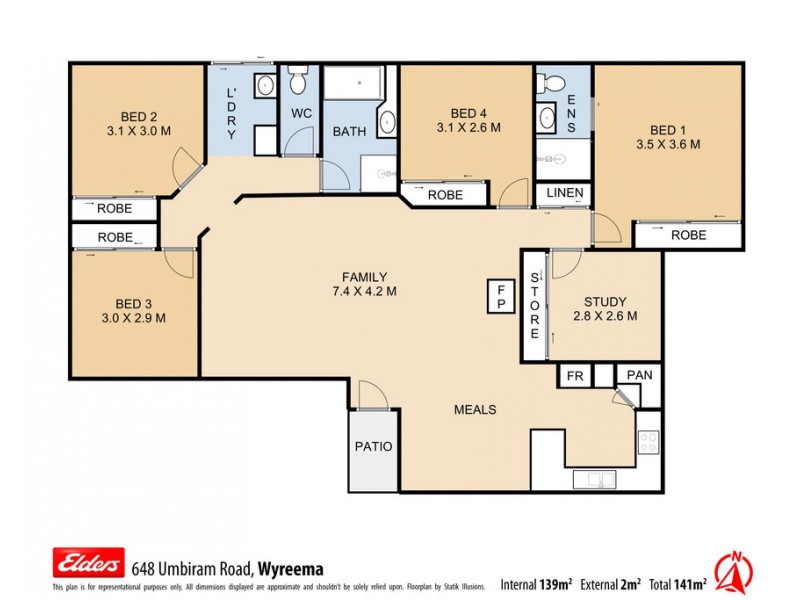 648 Umbiram Road, Wyreema QLD 4352 Floorplan