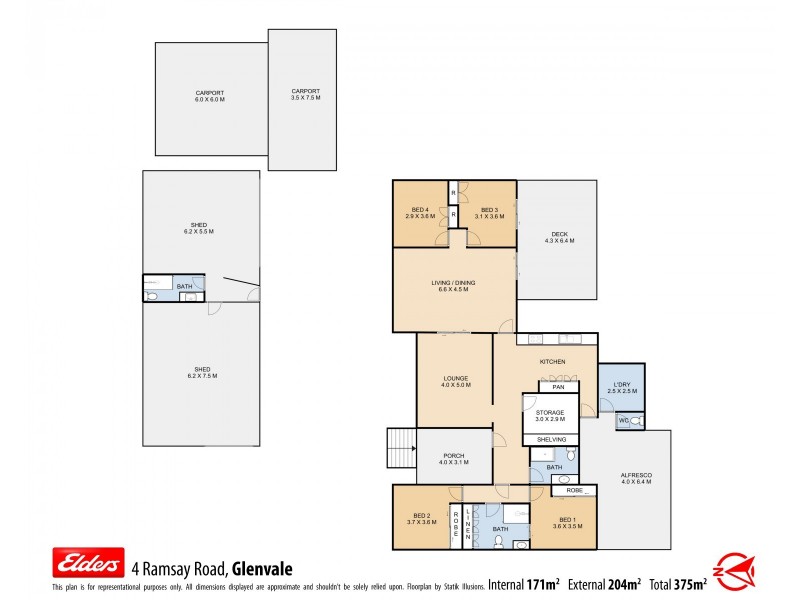 4 Ramsay Road, Glenvale QLD 4350 Floorplan