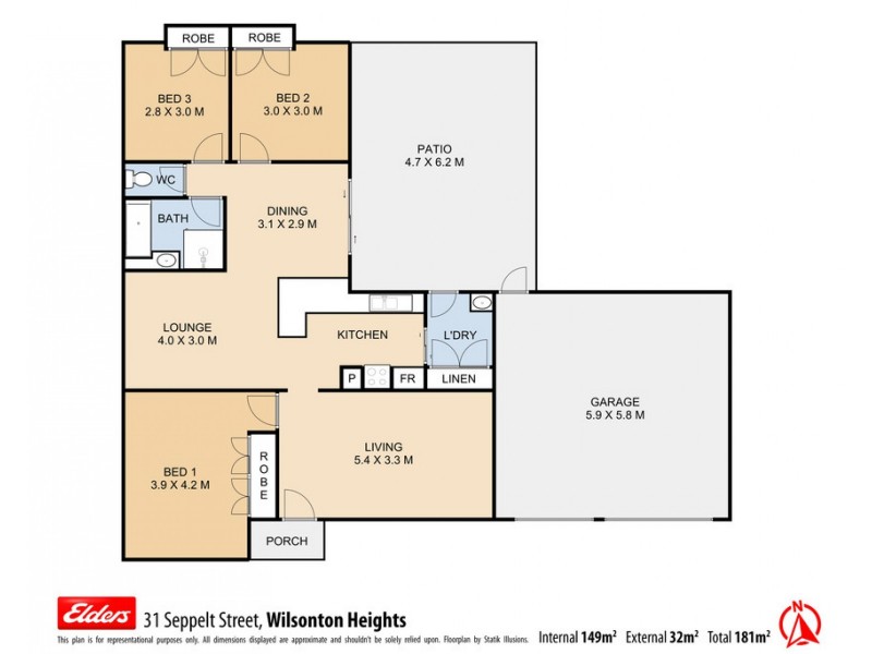 31 Seppelt Street, Wilsonton Heights QLD 4350 Floorplan