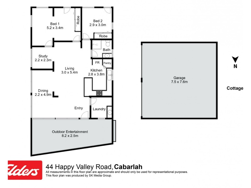 44 Happy Valley Road, Cabarlah QLD 4352 Floorplan