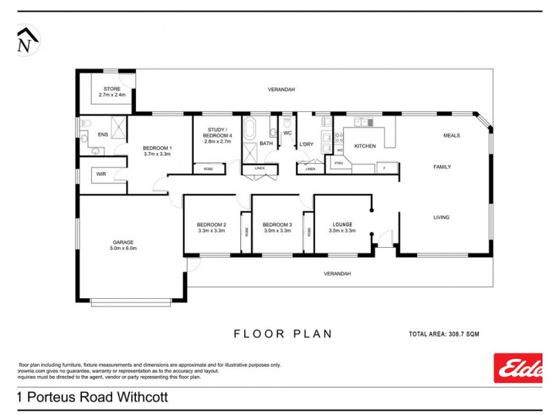 21 Porteus Road, Withcott QLD 4352 Floorplan