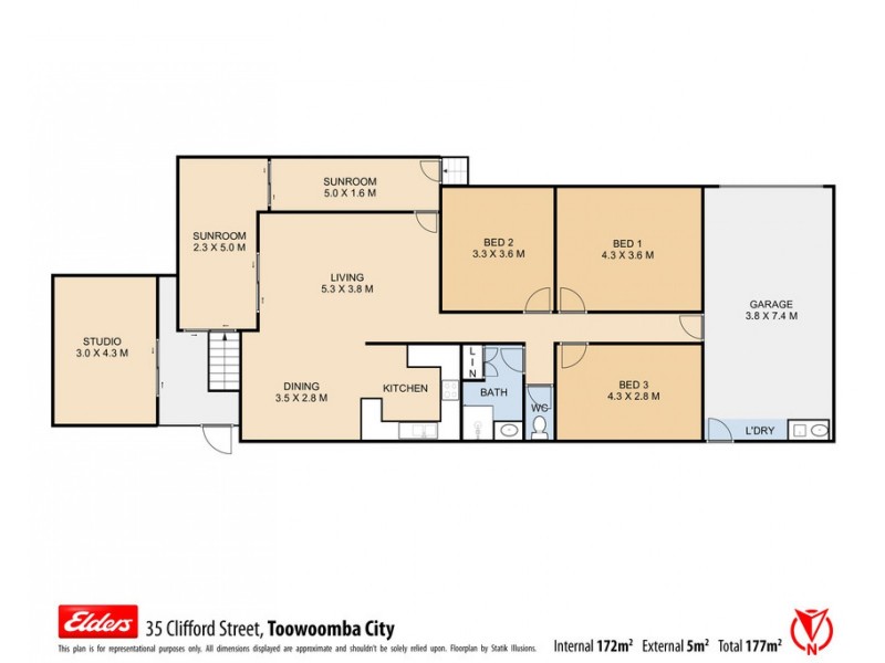 35 Clifford Street, Toowoomba City QLD 4350 Floorplan