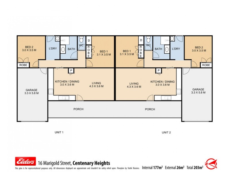 16 Marigold Street, Centenary Heights QLD 4350 Floorplan