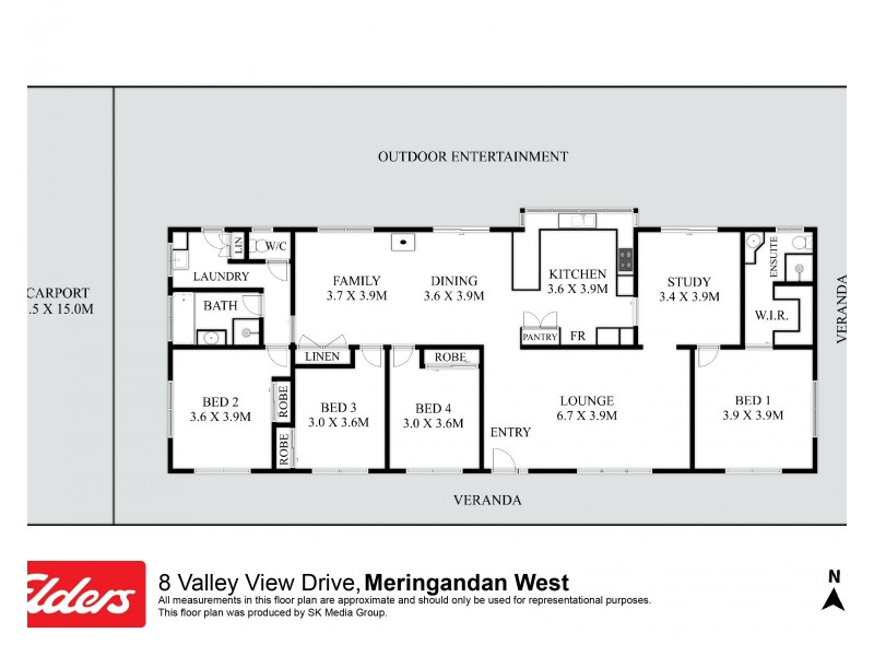 8 Valley View Drive, Meringandan West QLD 4352 Floorplan