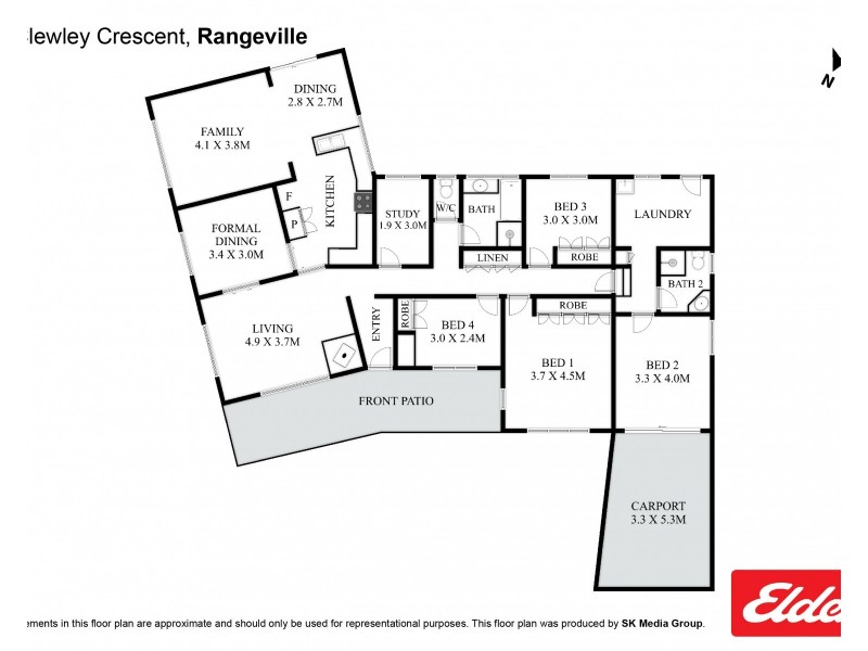 39 Clewley Crescent, Rangeville QLD 4350 Floorplan