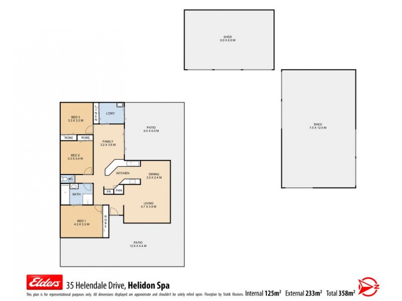 35 Helendale Drive, Helidon Spa QLD 4344 Floorplan