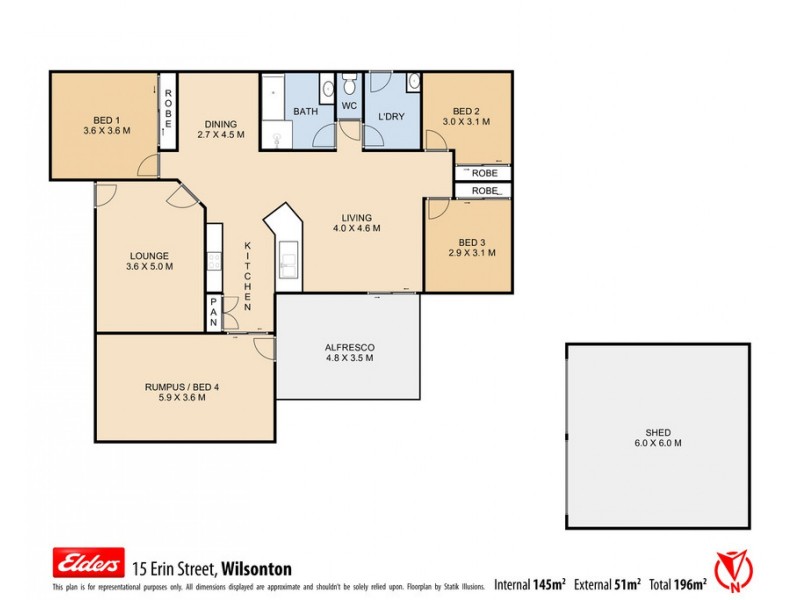 15 Erin Street, Wilsonton QLD 4350 Floorplan