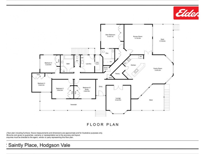 2 Saintly Place, Hodgson Vale QLD 4352 Floorplan