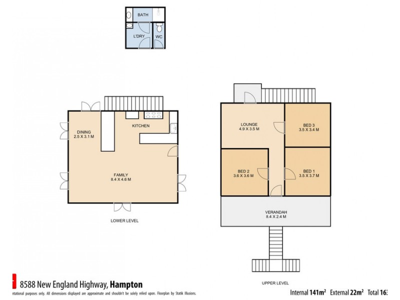 8588 New England Highway, Hampton QLD 4352 Floorplan