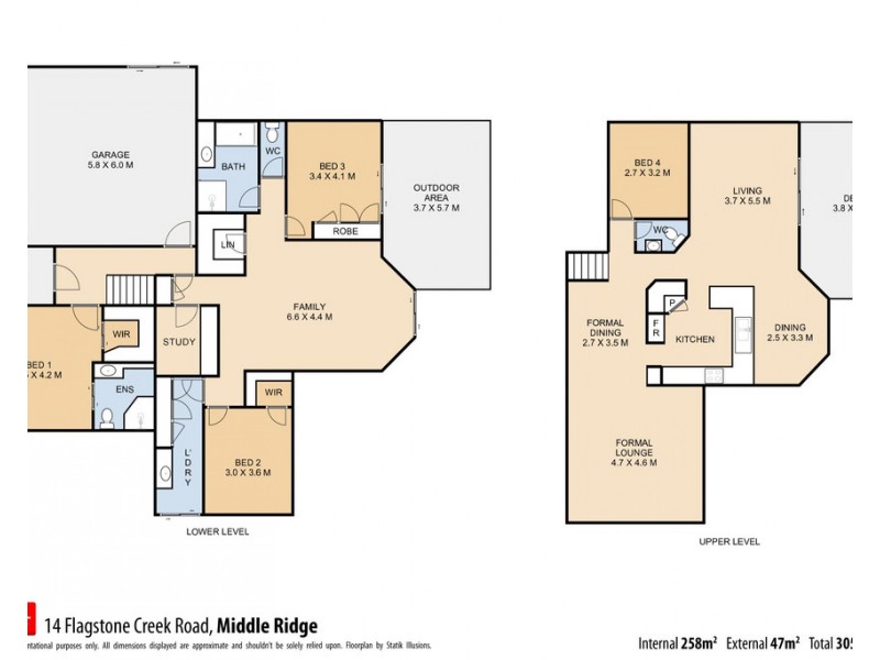 14 Flagstone Creek Road, Middle Ridge QLD 4350
