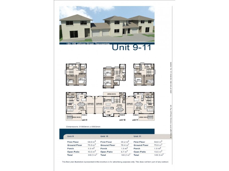 9/194-196  Jellicoe St, Newtown QLD 4350