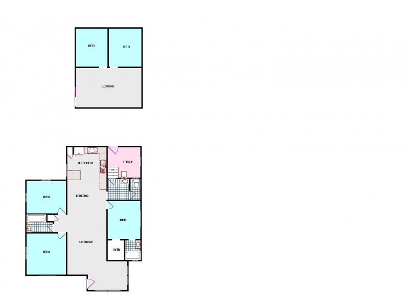 109 Bunkers Hill School Road, Westbrook QLD 4350 Floorplan