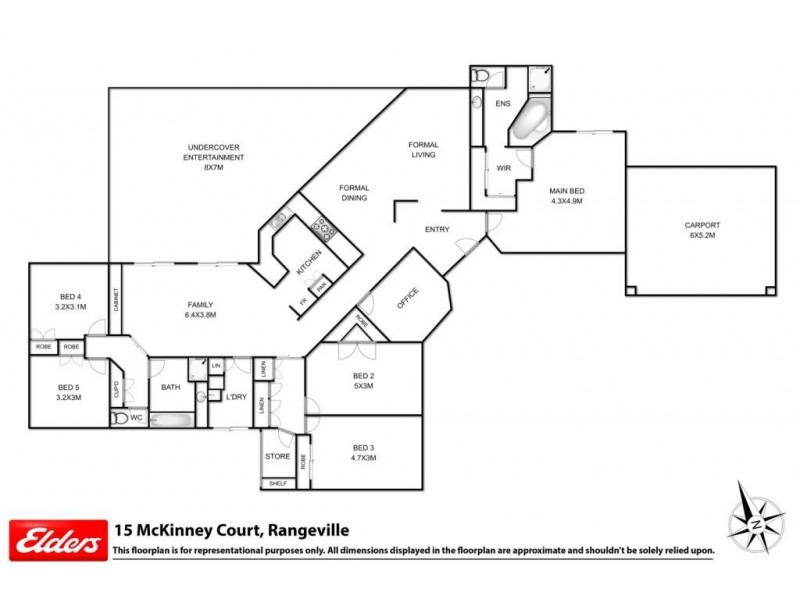 15 McKinney Court, Rangeville QLD 4350 Floorplan