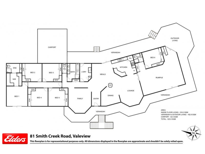 81 Smiths Creek Road, Vale View QLD 4352 Floorplan