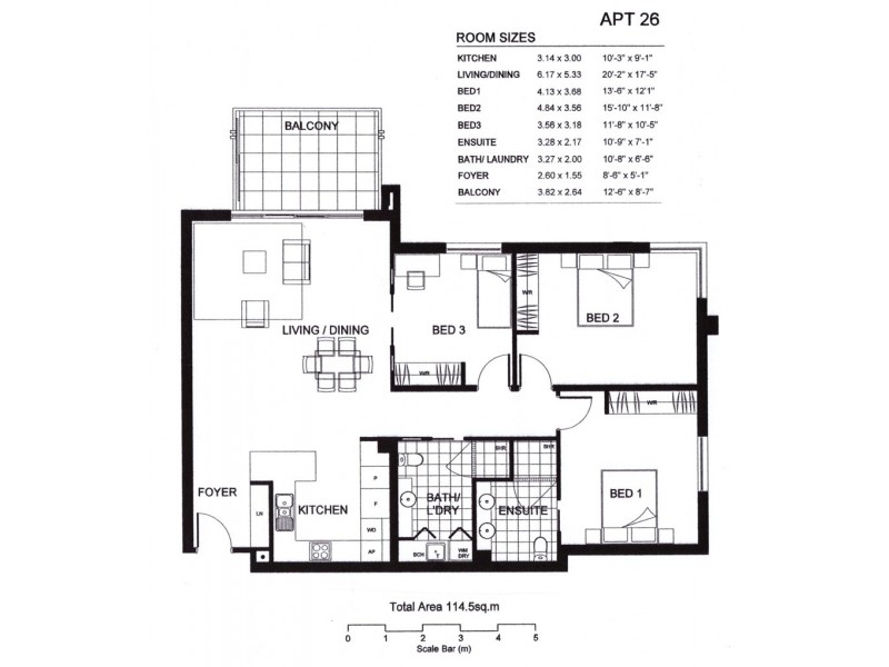 26/120 Tenth Ave, Austral NSW 2179 Floorplan