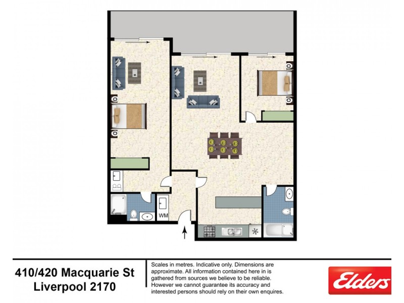 410/420 Macquarie Street, Liverpool NSW 2170 Floorplan