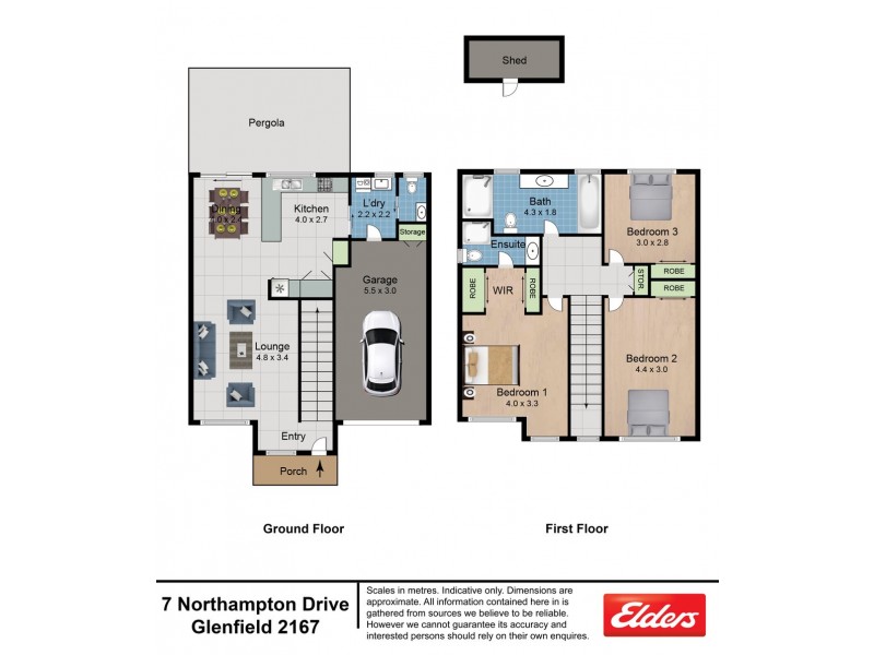 7 Northampton Drive, Glenfield NSW 2167 Floorplan