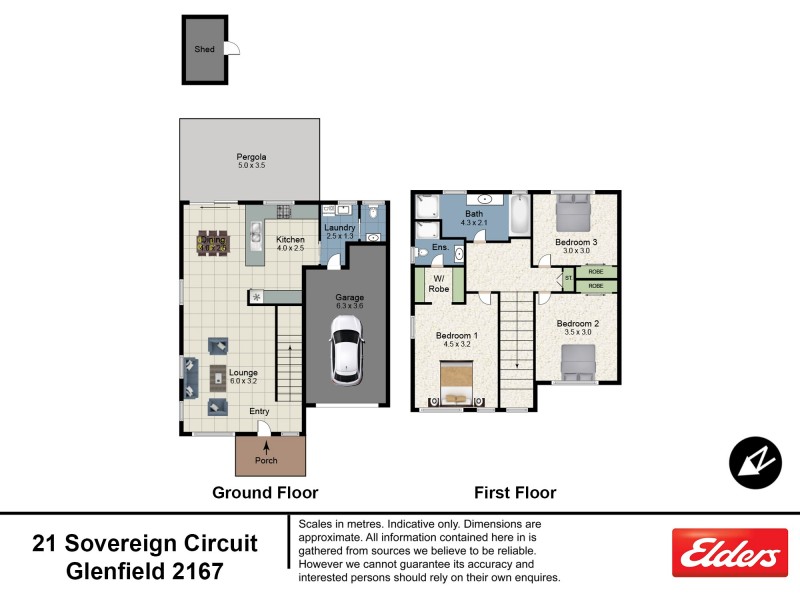 21 Sovereign Circuit, Glenfield NSW 2167 Floorplan