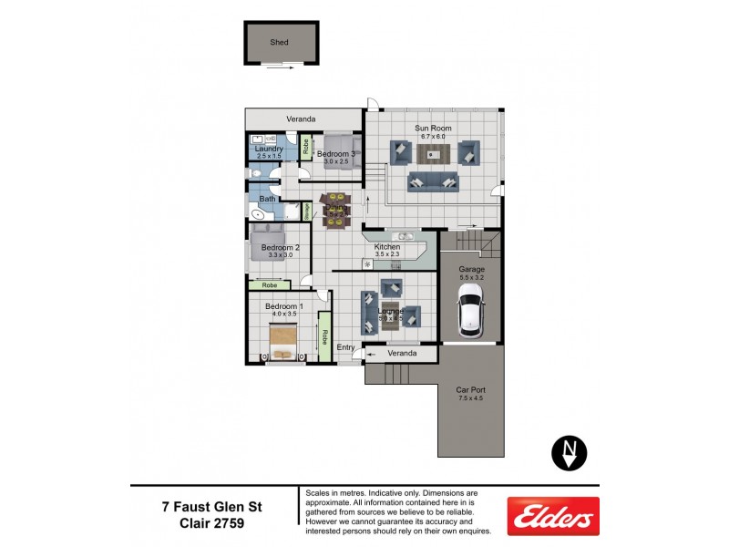 7 Faust Glen, St Clair NSW 2759 Floorplan