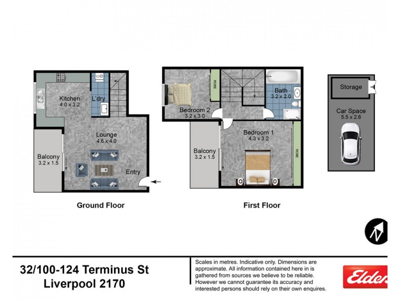 32/100 Terminus Street, Liverpool NSW 2170 Floorplan
