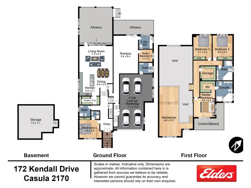 172 Kendall Drive, Casula NSW 2170 Floorplan