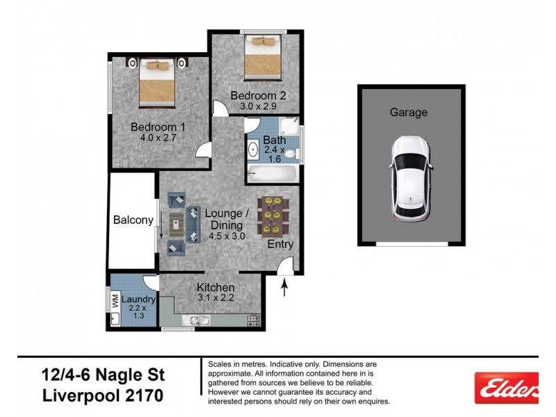 12/4-6 Nagle Street, Liverpool NSW 2170 Floorplan