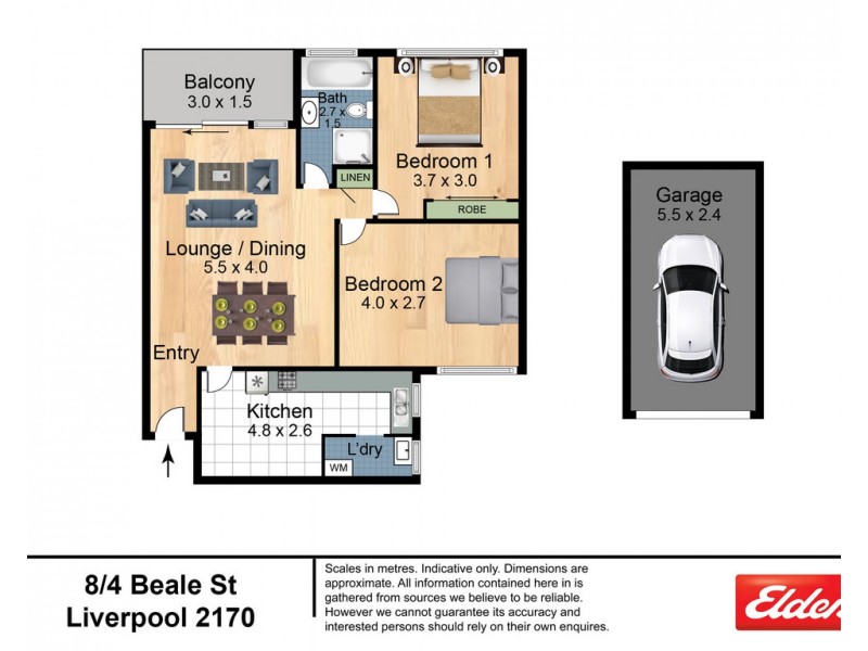 Unit 8/4 Beale Street, Liverpool NSW 2170 Floorplan
