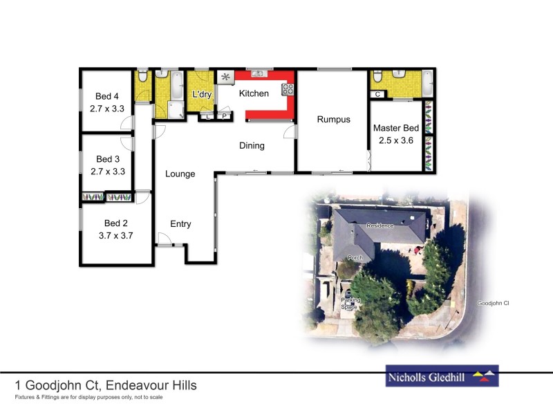 1 Goodjohn Court, Endeavour Hills VIC 3802 Floorplan