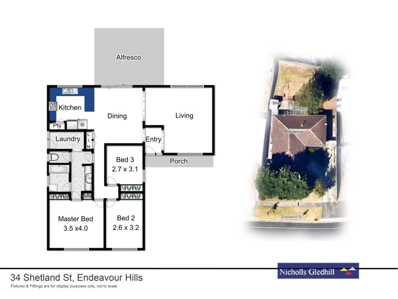 34 SHETLAND STREET, Endeavour Hills VIC 3802 Floorplan