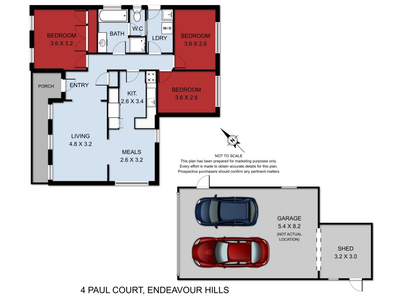 4 Paul Court, Endeavour Hills VIC 3802 Floorplan