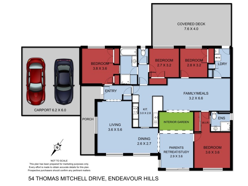 54 Thomas Mitchell Drive, Endeavour Hills VIC 3802 Floorplan