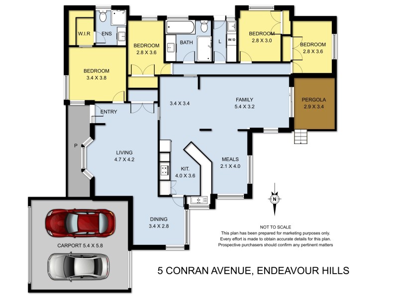 5 CONRAN AVENUE, Endeavour Hills VIC 3802 Floorplan