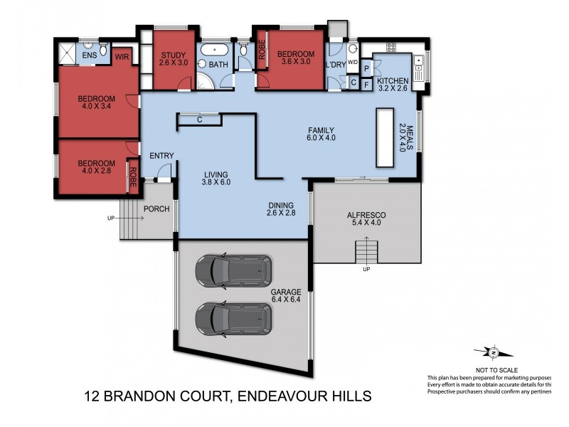 12 Brandon Court, Endeavour Hills VIC 3802 Floorplan