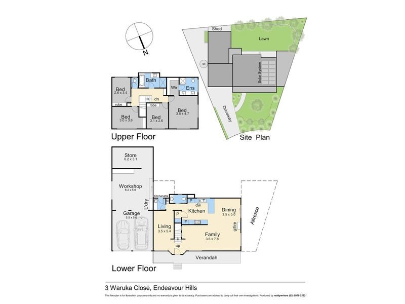 3 Waruka Close, Endeavour Hills VIC 3802 Floorplan
