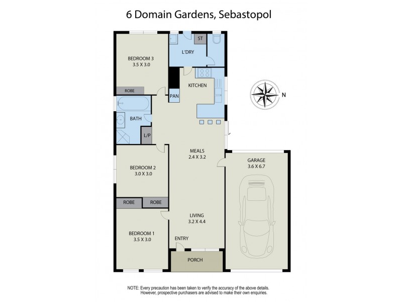 6 Domain Gardens, Sebastopol VIC 3356 Floorplan