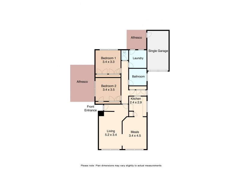 3/1010 Talbot Street South, Redan VIC 3350 Floorplan
