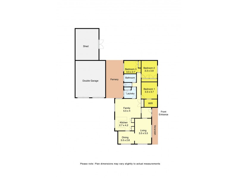 808 Sherrard Street, Black Hill VIC 3350 Floorplan