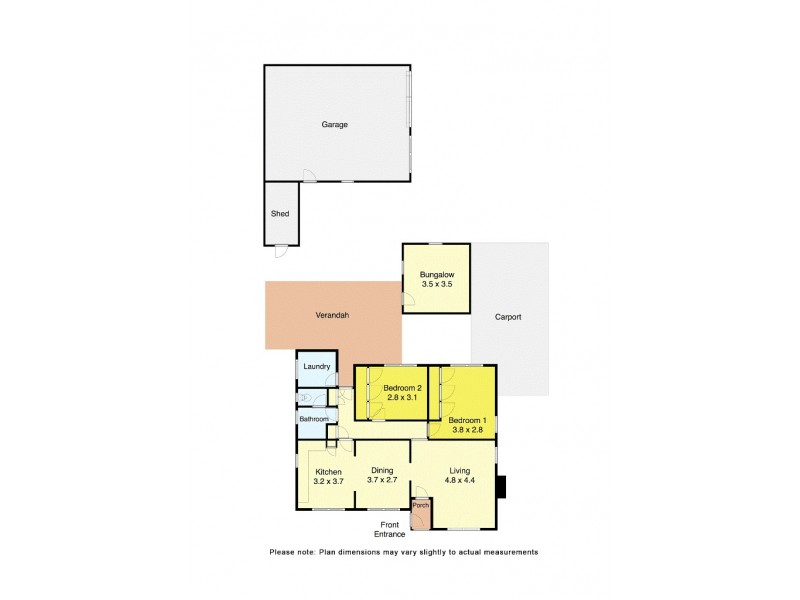 4 Callow Street, Golden Point VIC 3350 Floorplan