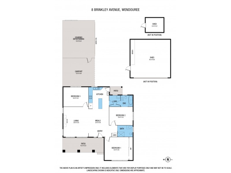 8 Brinkley Avenue, Wendouree VIC 3355 Floorplan