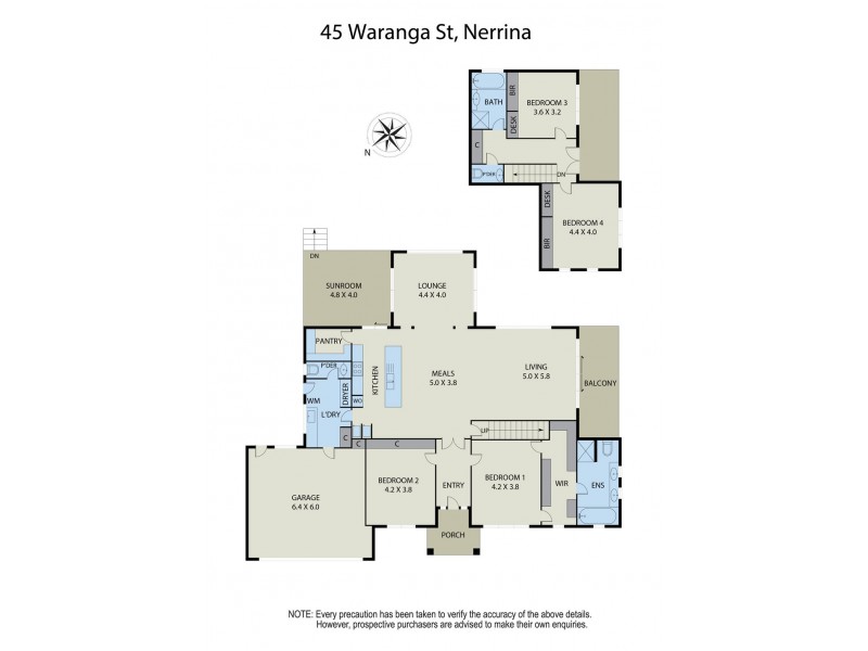 45 Waranga Street, Nerrina VIC 3350 Floorplan