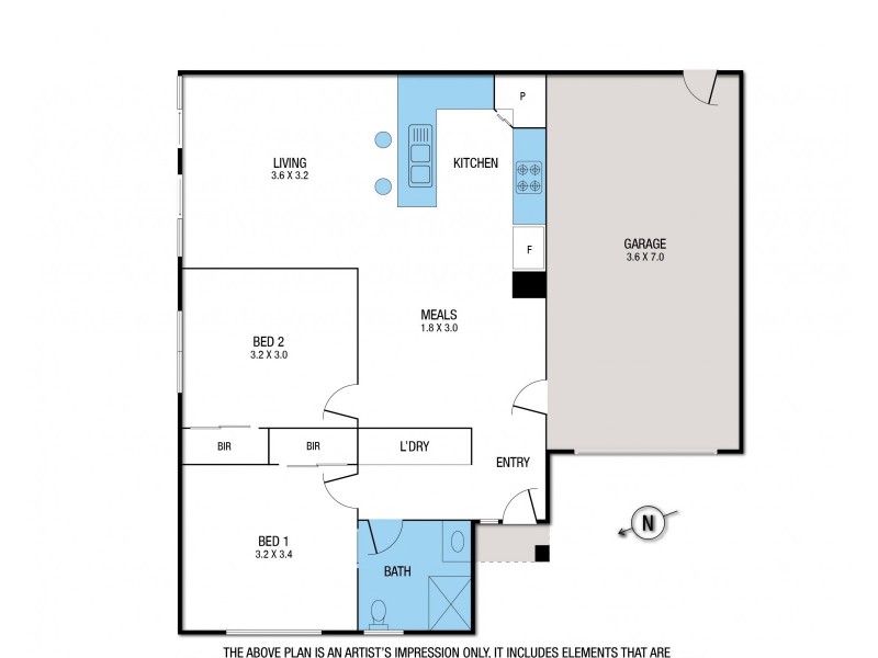 2/111 Leith Street, Redan VIC 3350 Floorplan