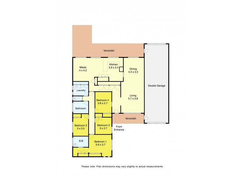 66 Langstaffe Drive, Wendouree VIC 3355 Floorplan